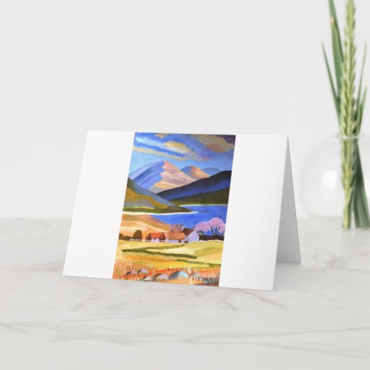 Schotse Hooglanden 2 Feestdagen Kaart (Voorkant)