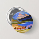 Schotse Hooglanden 2 Ronde Button 5,7 Cm (Voorkant /achterkant)