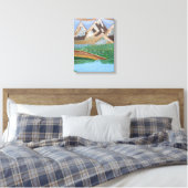 Schotse Hooglanden 3 canvas Afdruk (Insitu (Slaapkamer))