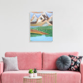 Schotse Hooglanden 3 canvas Afdruk (Insitu (Woonkamer))