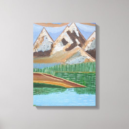 Schotse Hooglanden 3 canvas Afdruk (Voorkant)