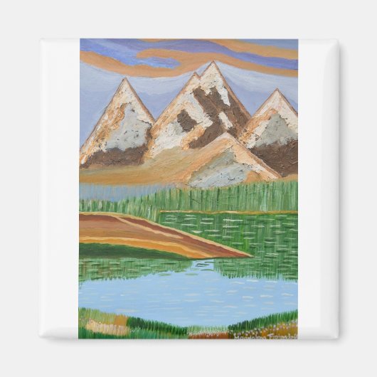 Schotse Hooglanden 3 Magneet (Voorkant)
