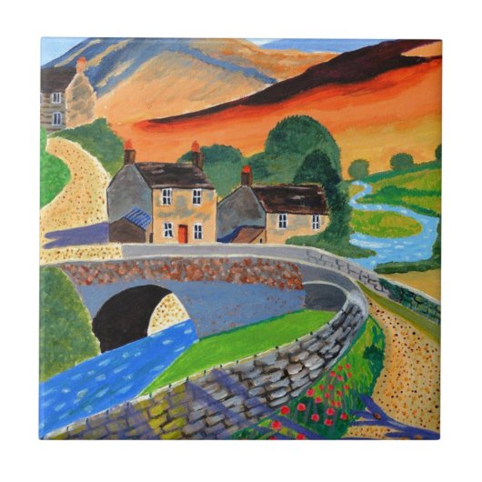 Schotse Hooglanden 3 Tegeltje (Voorkant)