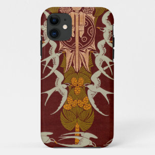 Schotse Hooglanden Art Nouveau Vogels Case-Mate iPhone Case