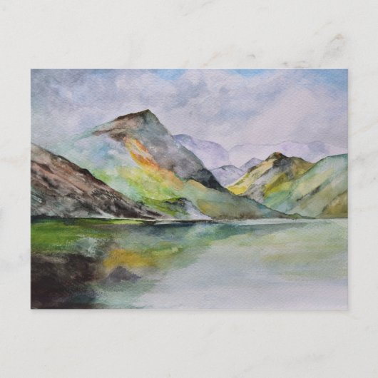 Schotse hooglanden briefkaart (Voorkant)