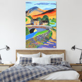 Schotse Hooglanden canvas kunst (Insitu (Slaapkamer))