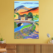 Schotse Hooglanden canvas kunst (Insitu (Woonkamer))