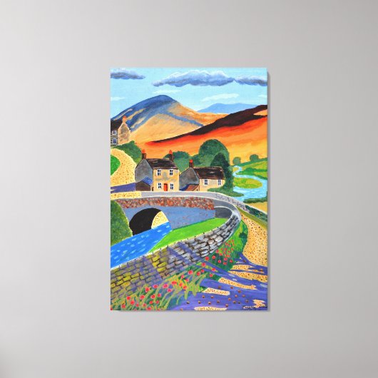 Schotse Hooglanden canvas kunst (Voorkant)
