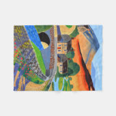 Schotse Hooglanden Fleece Blanket Deken (Voorkant (Horizontaal))