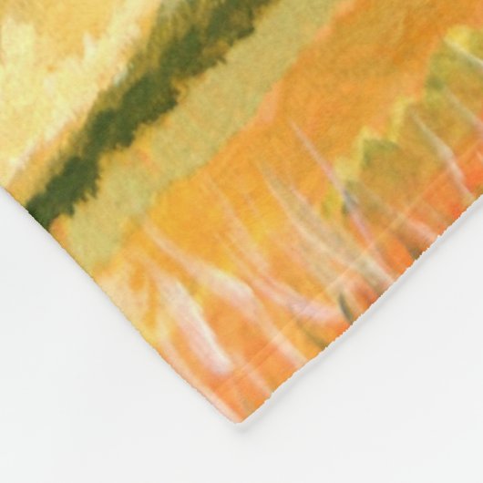 Schotse Hooglanden fleece deken (Hoek)