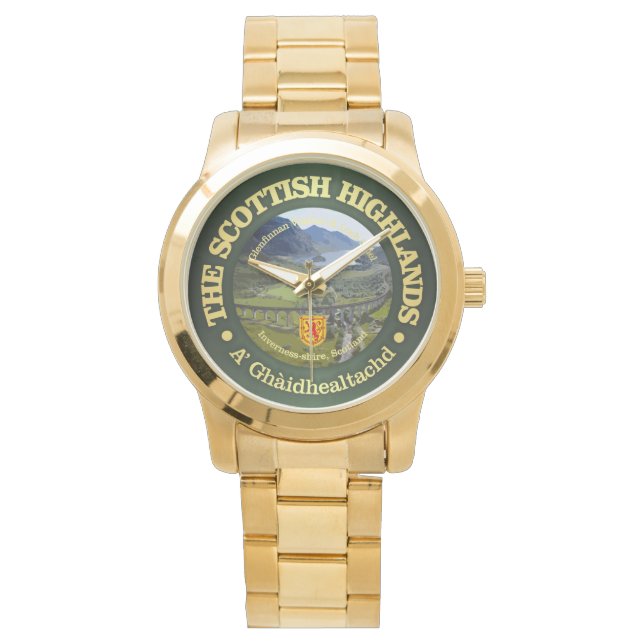 Schotse hooglanden horloge (Voorkant)