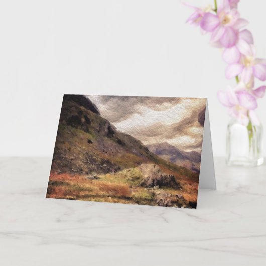 Schotse hooglanden kaart (Orchidee)