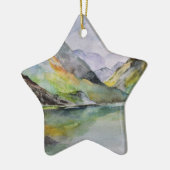 Schotse hooglanden keramisch ornament (Links)