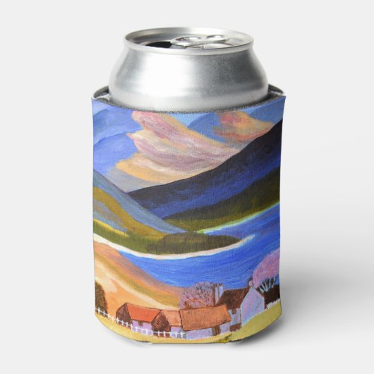 Schotse Hooglanden koelbox Blikjeskoeler (Blikje Voorkant)