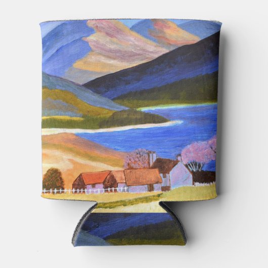 Schotse Hooglanden koelbox Blikjeskoeler (Voorkant)