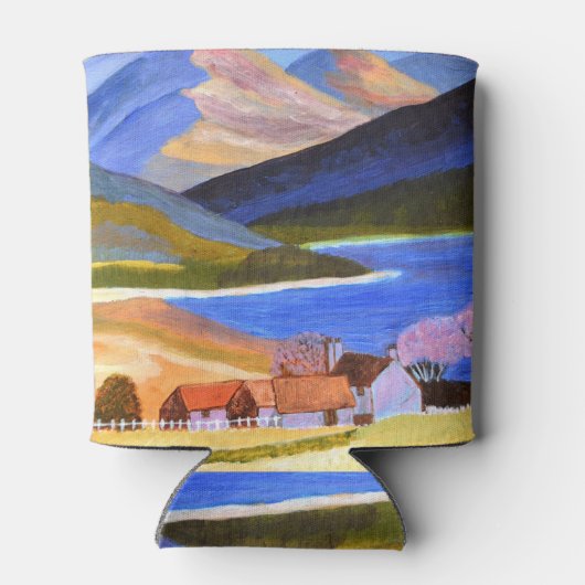 Schotse Hooglanden koelbox Blikjeskoeler (Achterkant)