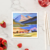 Schotse Hooglanden Papieren servet (Insitu)