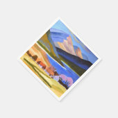 Schotse Hooglanden Papieren servet (Hoek)