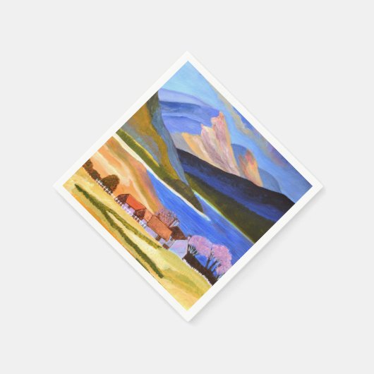 Schotse Hooglanden Papieren servet (Hoek)