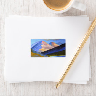 Schotse Hooglanden Retouradreslabels Etiket