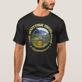 Schotse Hooglanden retro grappig T-shirt