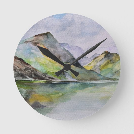 Schotse hooglanden ronde klok (Voorkant)