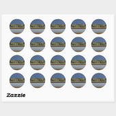 Schotse hooglanden ronde sticker (Vel)