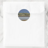 Schotse hooglanden ronde sticker (Tas)