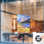 Schotse Hooglanden Ruitsticker   Raamsticker (Cafe Raam)