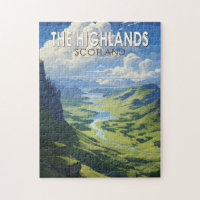 Schotse Hooglanden Schotland Travel Art 