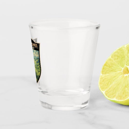 Schotse Hooglanden Schotland Travel Art  Shot Glas (Rechts)