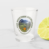 Schotse hooglanden shot glas (Voorkant)