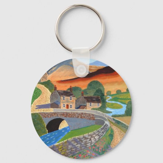 Schotse Hooglanden Sleutelhanger (Voorkant)