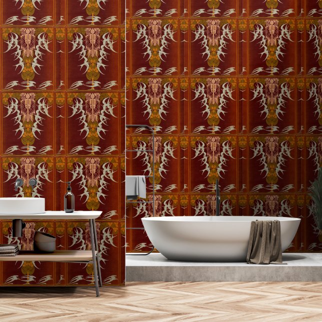 Schotse Hooglanden Thema Behang (Badkamer)
