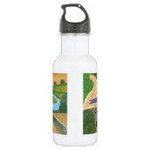 Schotse hooglanden waterfles (Achterkant)