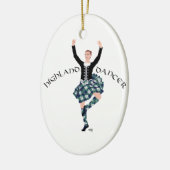 Schotse hooglandendanser - Fling Keramisch Ornament (Links)