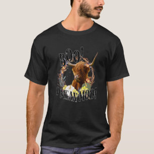 Schotse Hooglander Koe Boe Halloween Moe T-shirt
