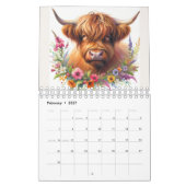 Schotse Hooglander Koe Kalender 2026 (Feb 2027)