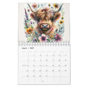 Schotse Hooglander Koe Kalender 2026 (Mar 2027)