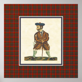 Schotse Hooglander Peelans Poster