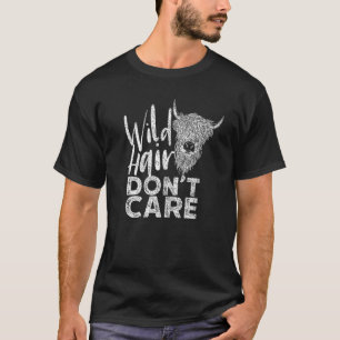 Schotse Hooglander Wilde Harige Stier Schotse Hoo T-shirt