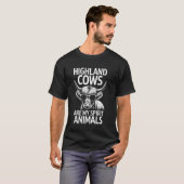 Schotse Hooglanders Grappige Hooglander Koe T-shirt (Voorkant volledig)