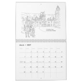 Schotse Hooglanders, kastelen en honden Kalender (Mar 2027)