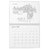 Schotse Hooglanders, kastelen en honden Kalender (Jan 2027)