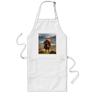 Schotse Hooglandkoe Dudelsackspeler, Lang Schort