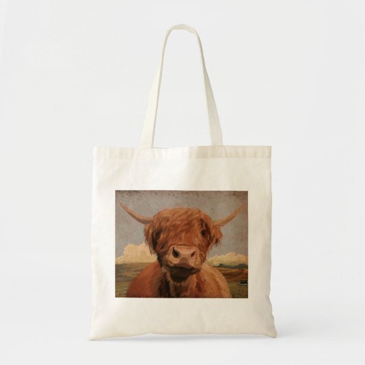 Schotse hooglandkoe tote bag (Voorkant)