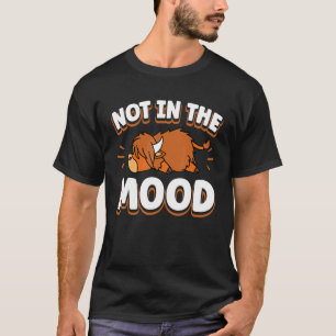Schotse Hooglandrund Koe Fokker Longhorn Niet T-shirt