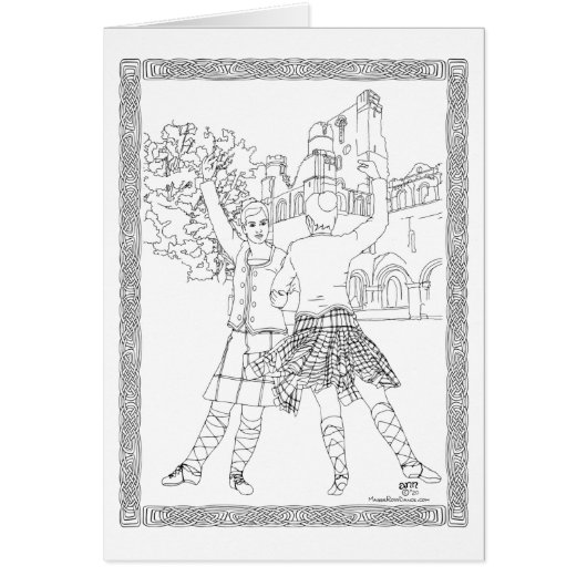 Schotse Hooglandse Danser (Voorkant)