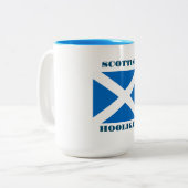 Schotse Hooligan Koffie Mok (Voorkant links)