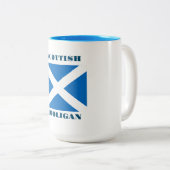 Schotse Hooligan Koffie Mok (Voorkant rechts)